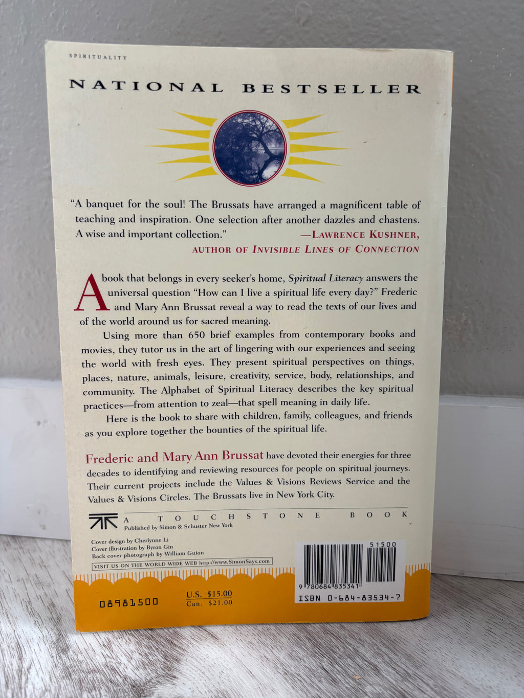 Spiritual Literacy: Reading the Sacred in Everyday Life by Frederic Brussat & Mary Ann Brussat
