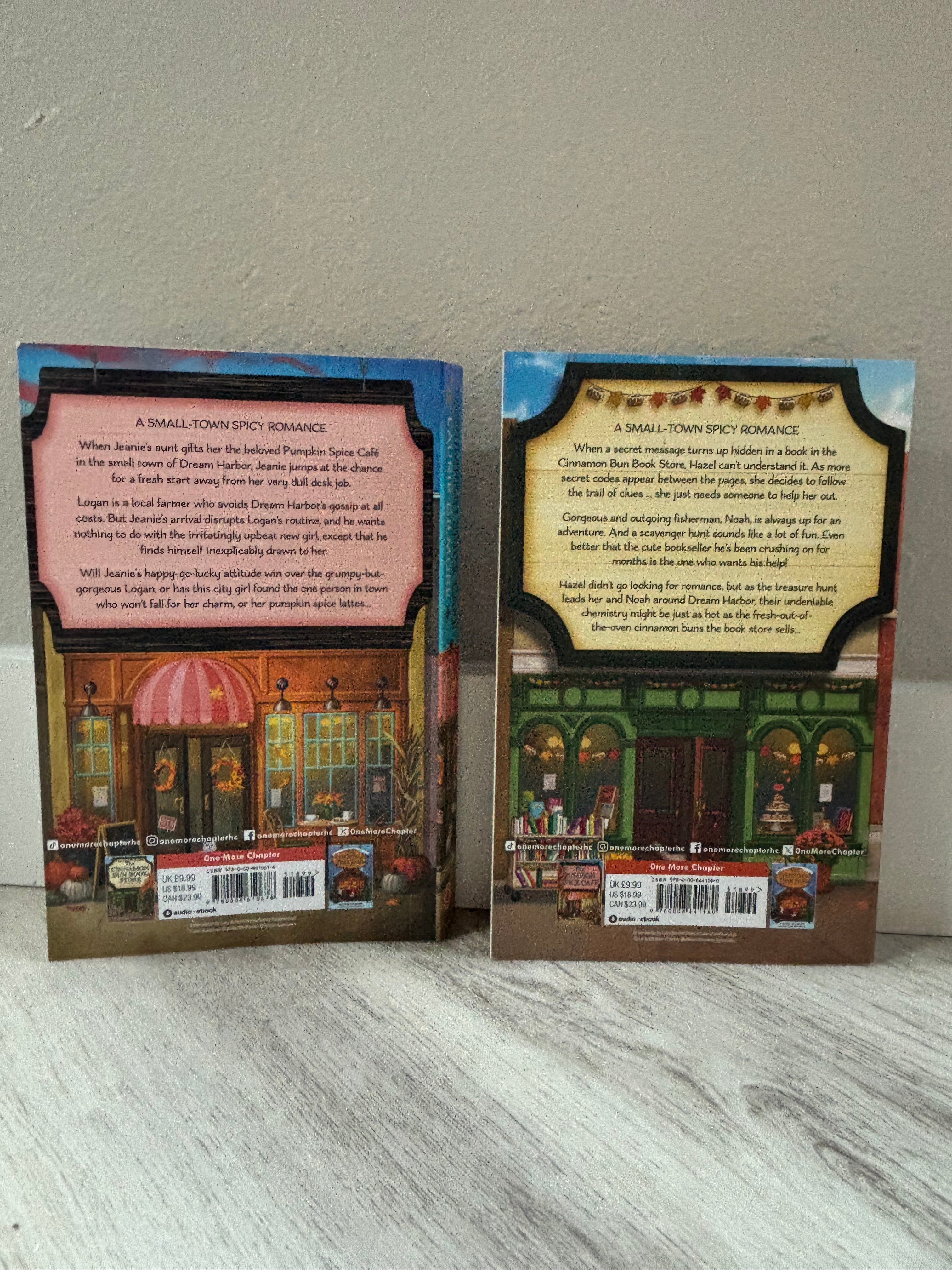 The Pumpkin Spice Café & The Cinnamon Bun Book Store 2-Book Set by Laurie Gilmore