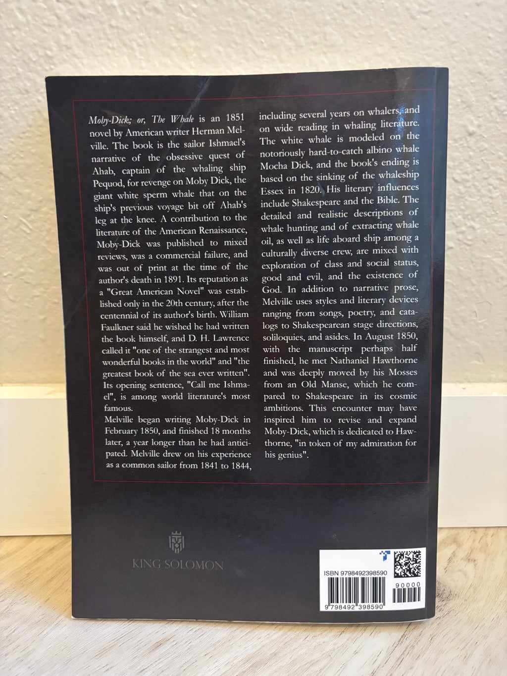 Moby-Dick; or, The Whale — Oversized Edition by Herman Melville