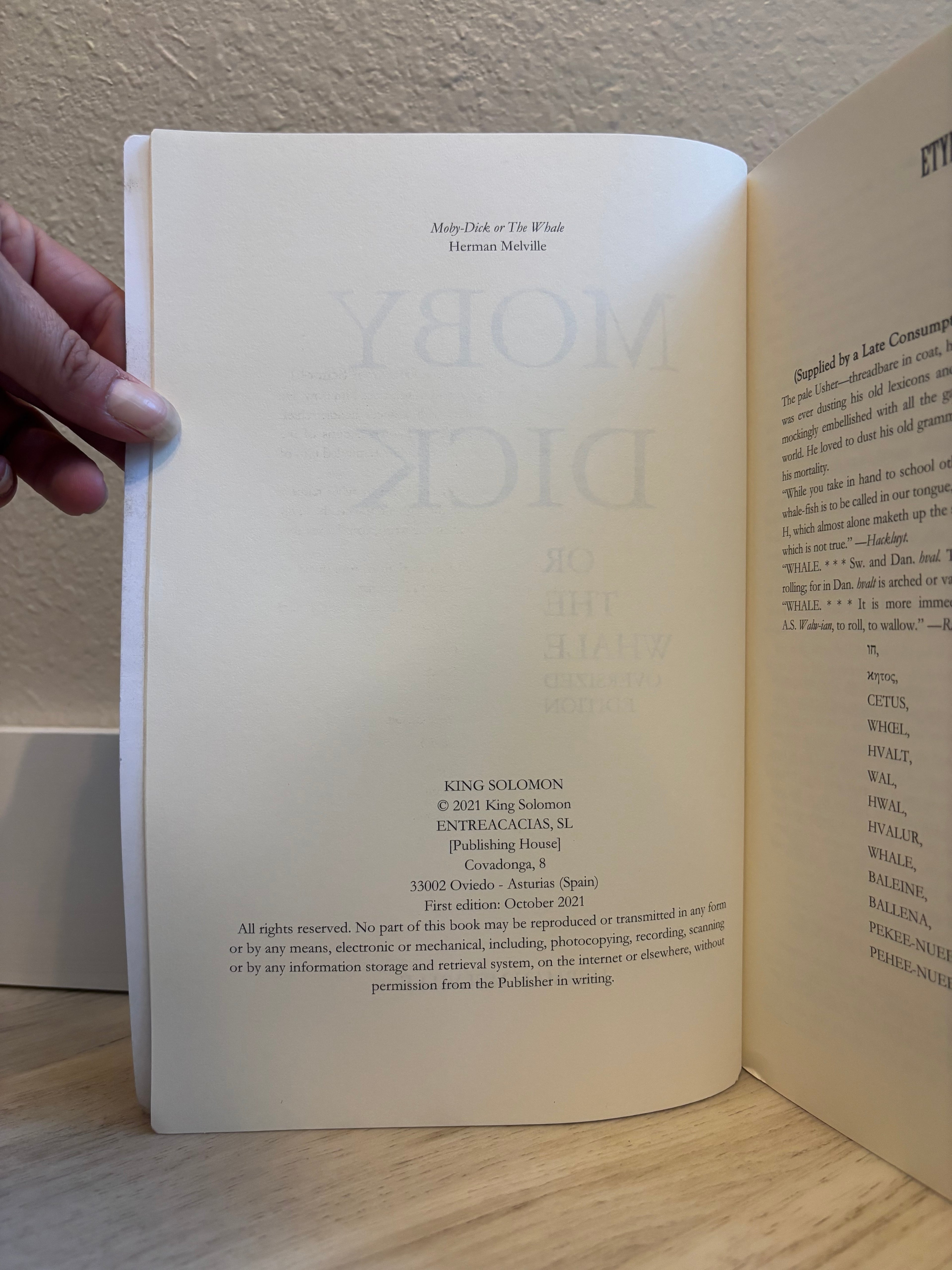 Moby-Dick; or, The Whale — Oversized Edition by Herman Melville