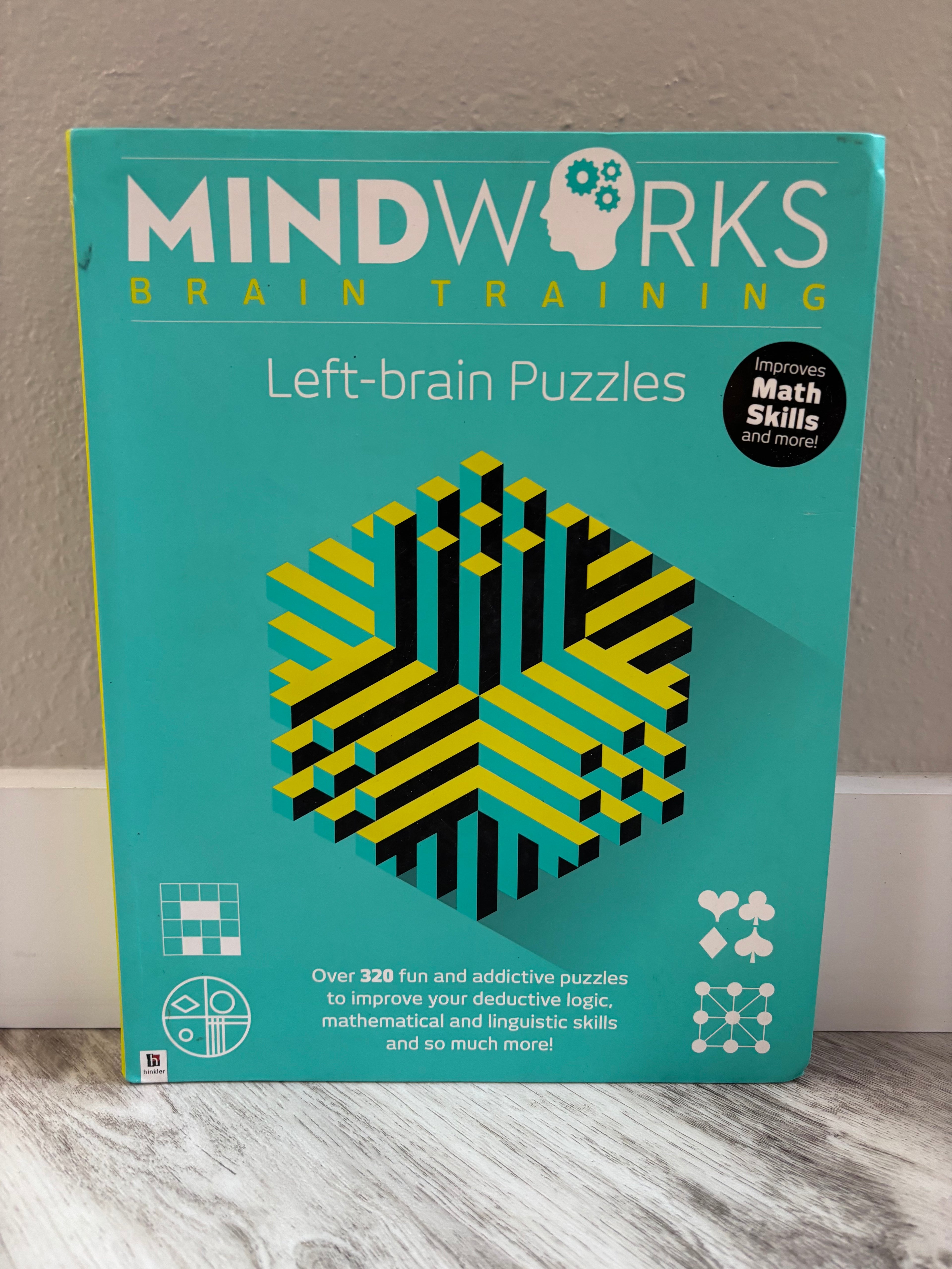 MindWorks Brain Training: Left-Brain Puzzles by Hinkler