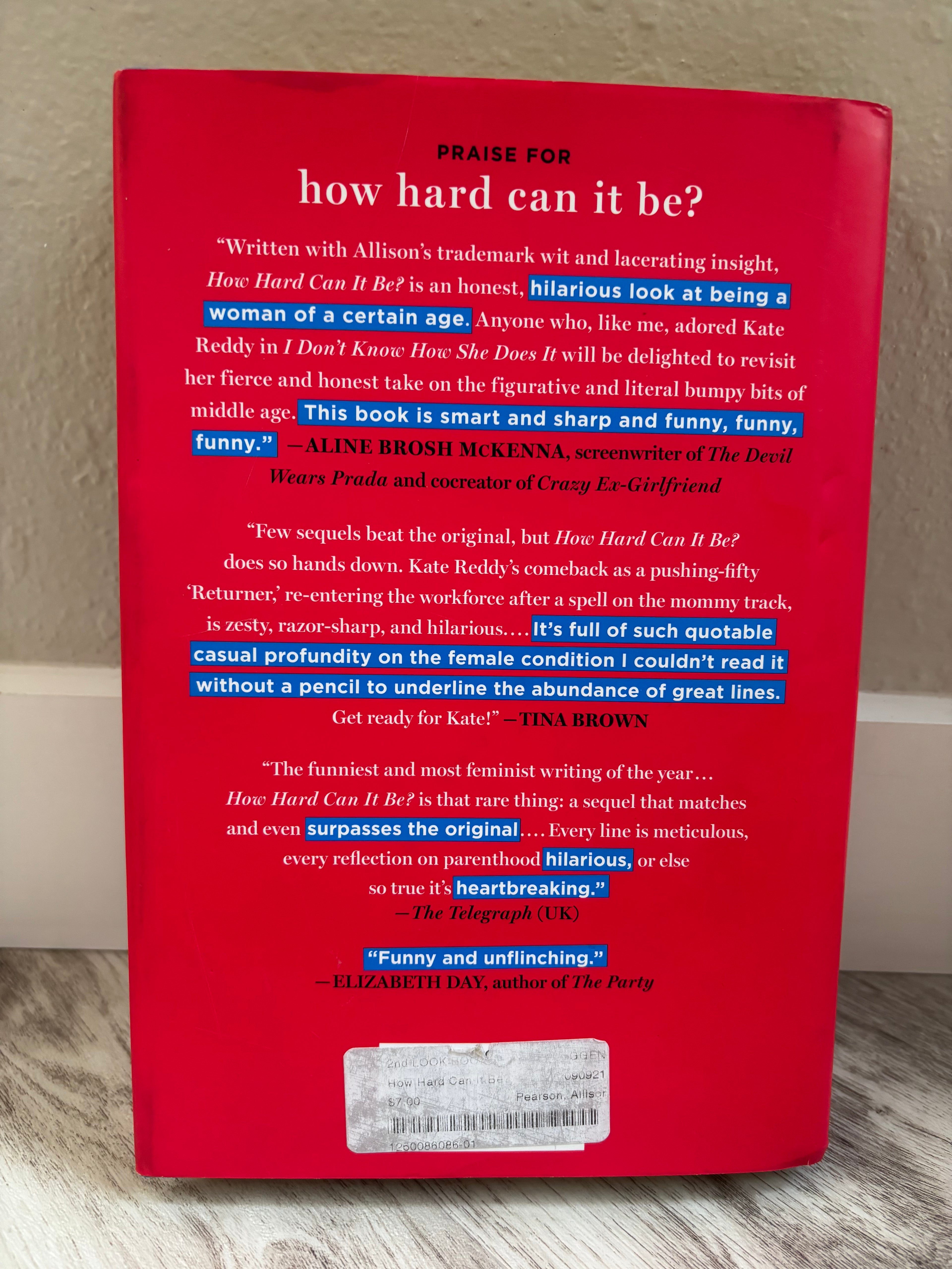 How Hard Can It Be? by Allison Pearson