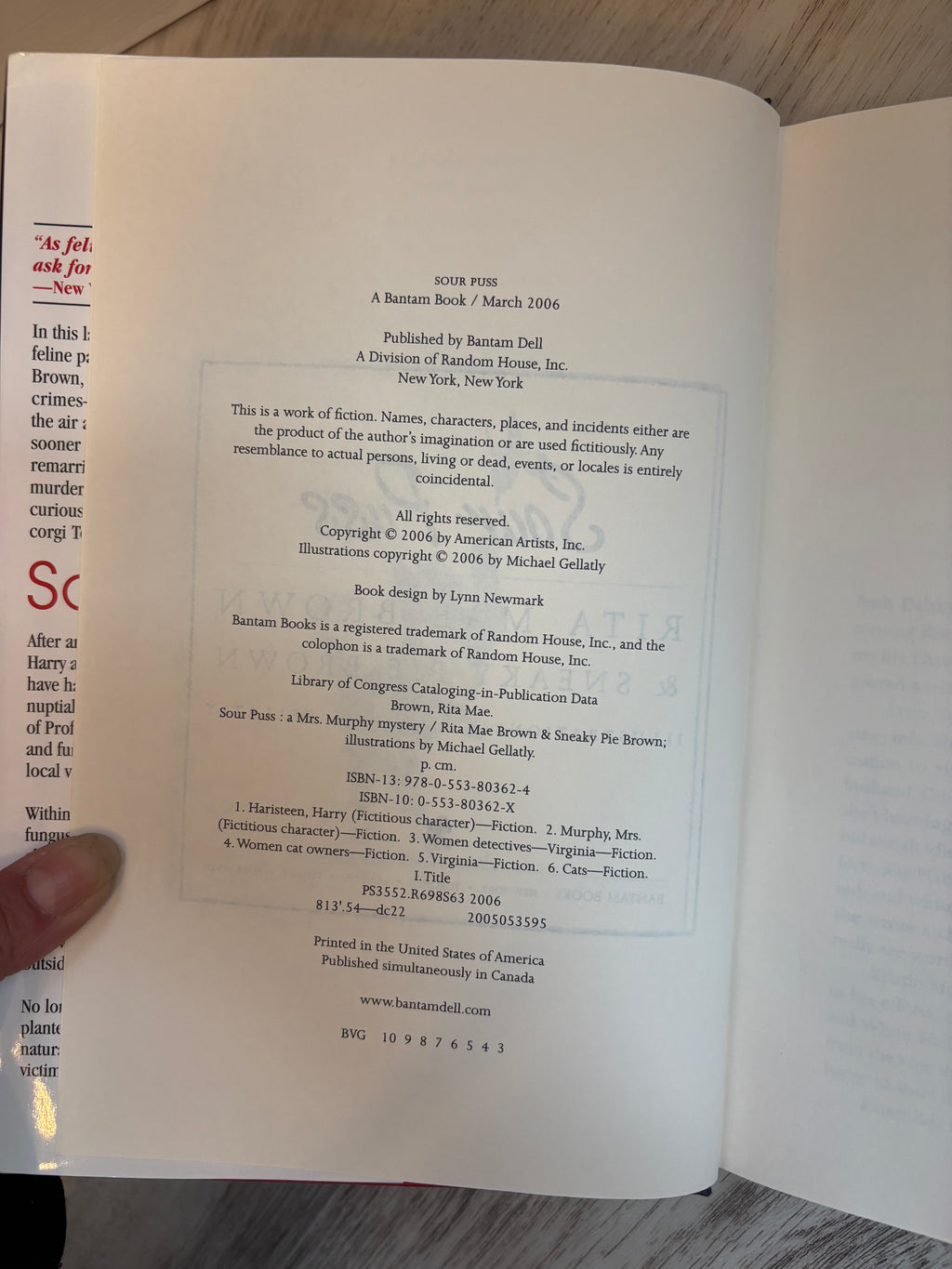 Sour Puss by Rita Mae Brown & Sneaky Pie Brown