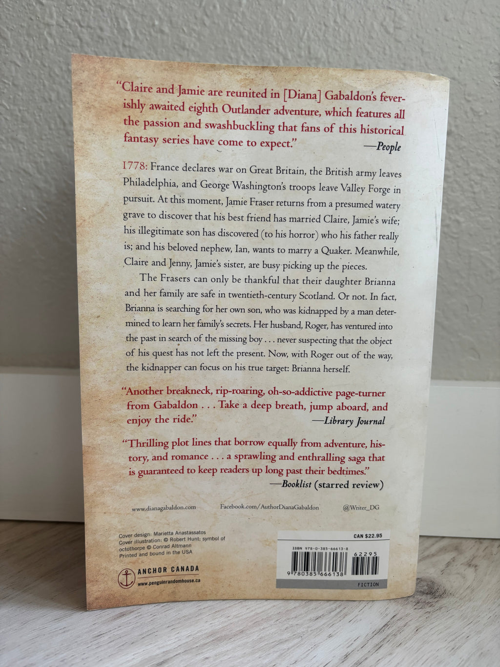 Written in My Own Heart's Blood by Diana Gabaldon