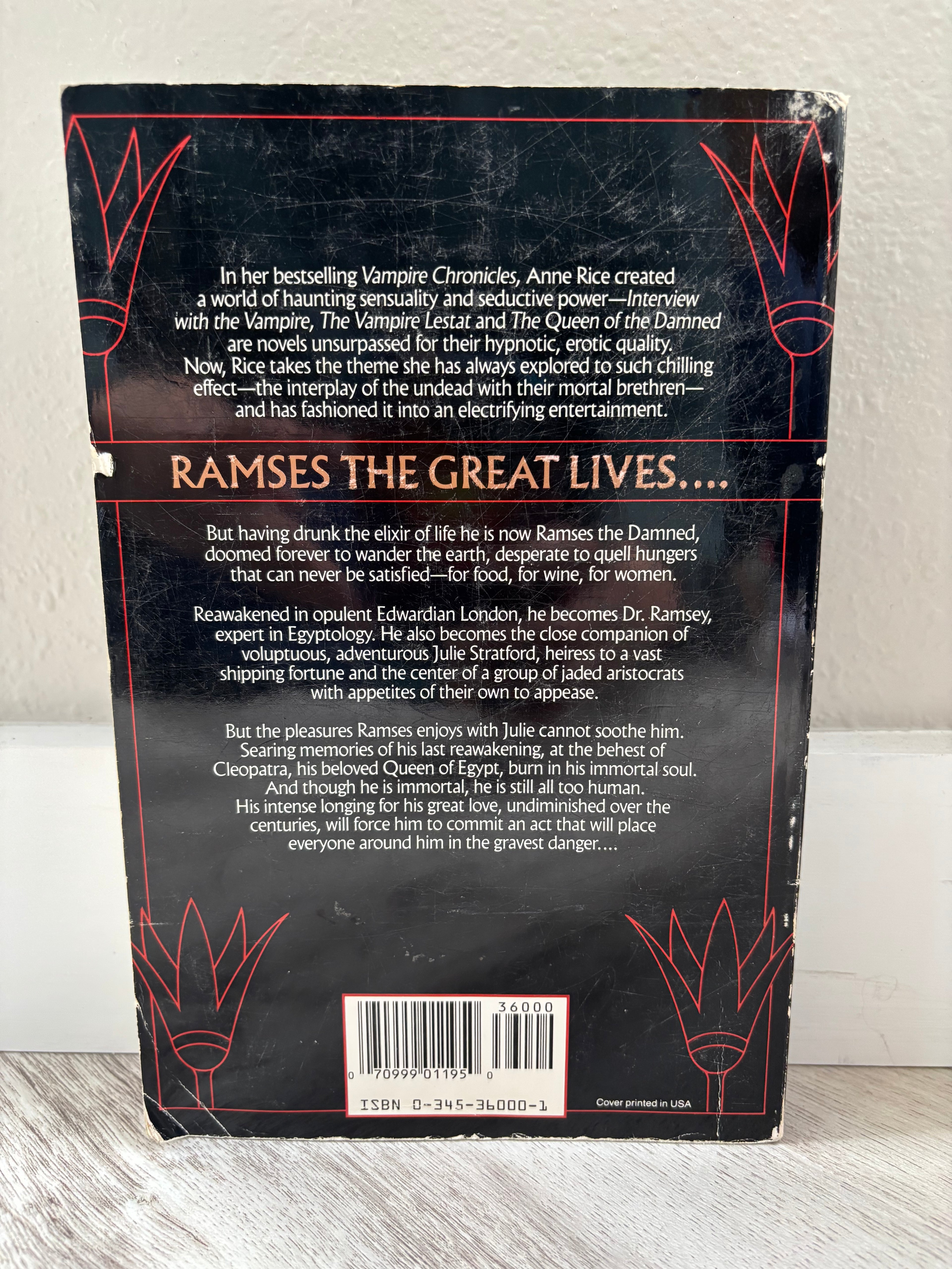 The Mummy, or Ramses the Damned by Anne Rice