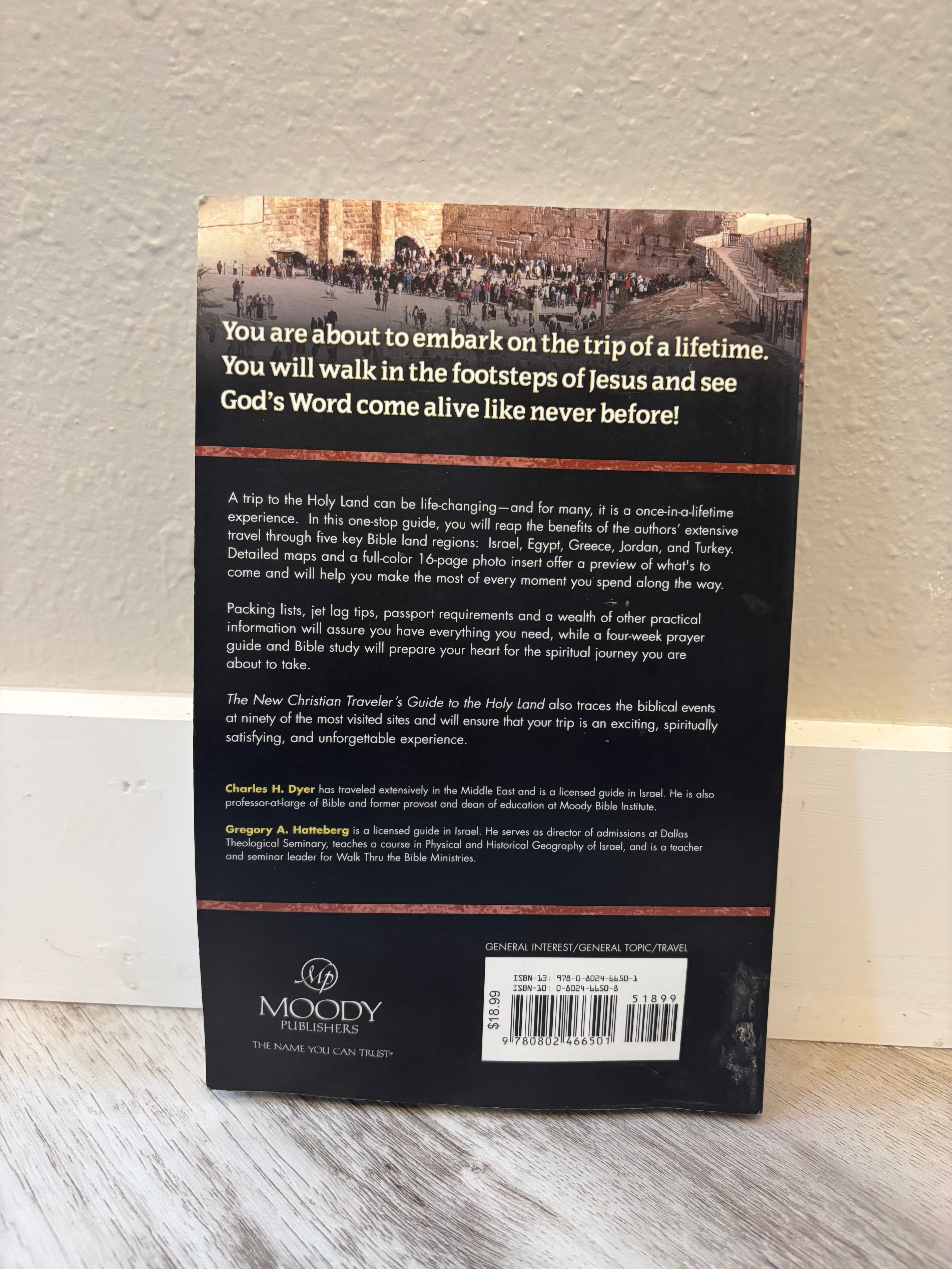 The New CHRISTIAN TRAVELER’S GUIDE to the HOLY LAND by Dyer/Hatteberg
