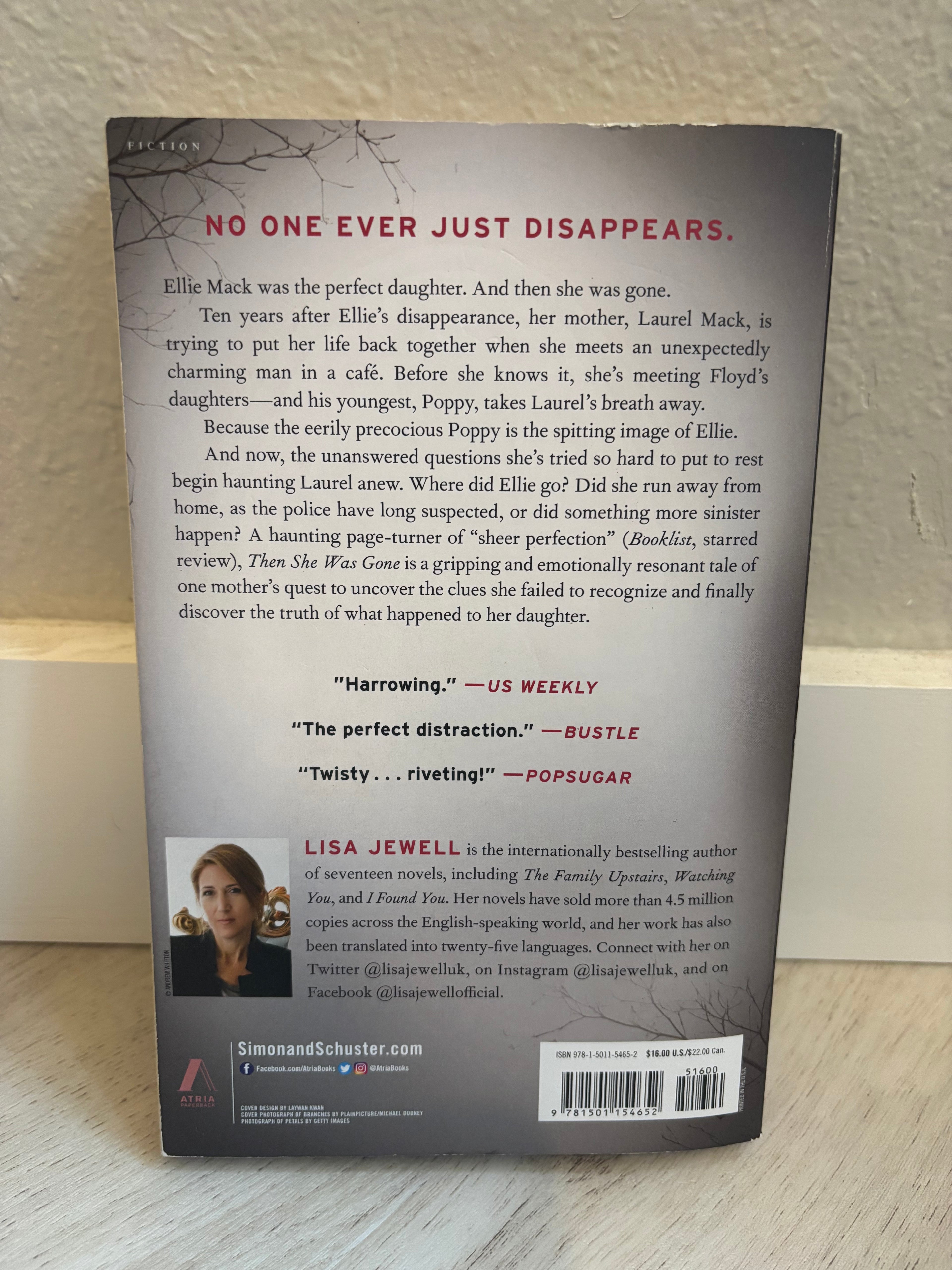 Then She Was Gone by Lisa Jewell