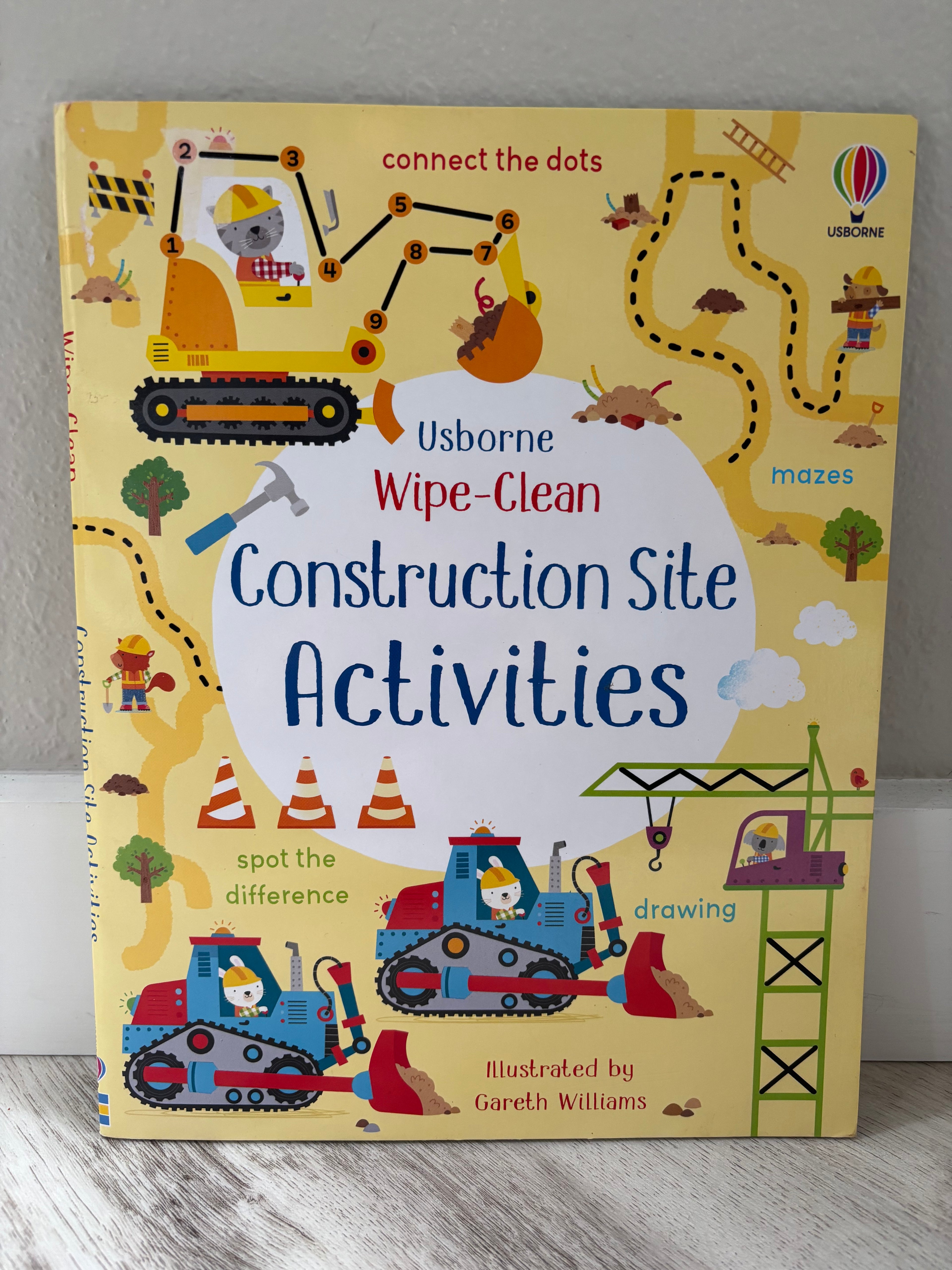 Wipe-Clean Construction Site Activities by Kirsteen Robson