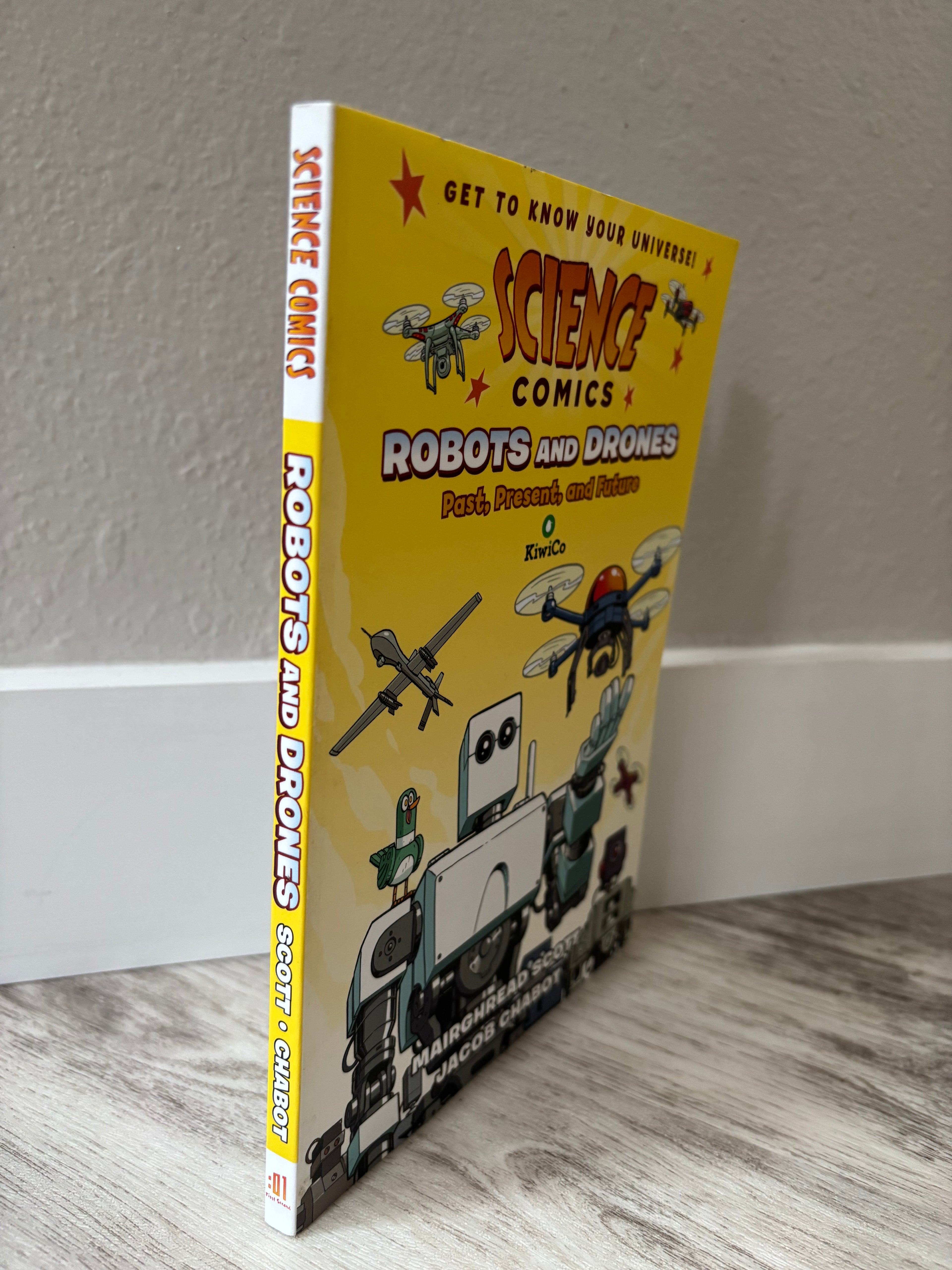 Science Comics: Robots and Drones by Mairghread Scott & Jacob Chabot