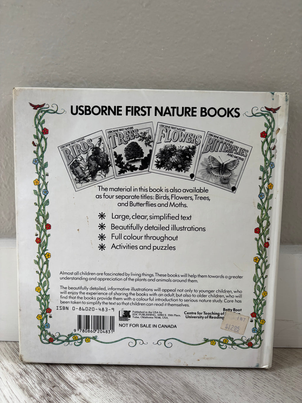 Usborne First Book of Nature by Rosamund Kidman Cox, Barbara Cork & Ruth Thomson