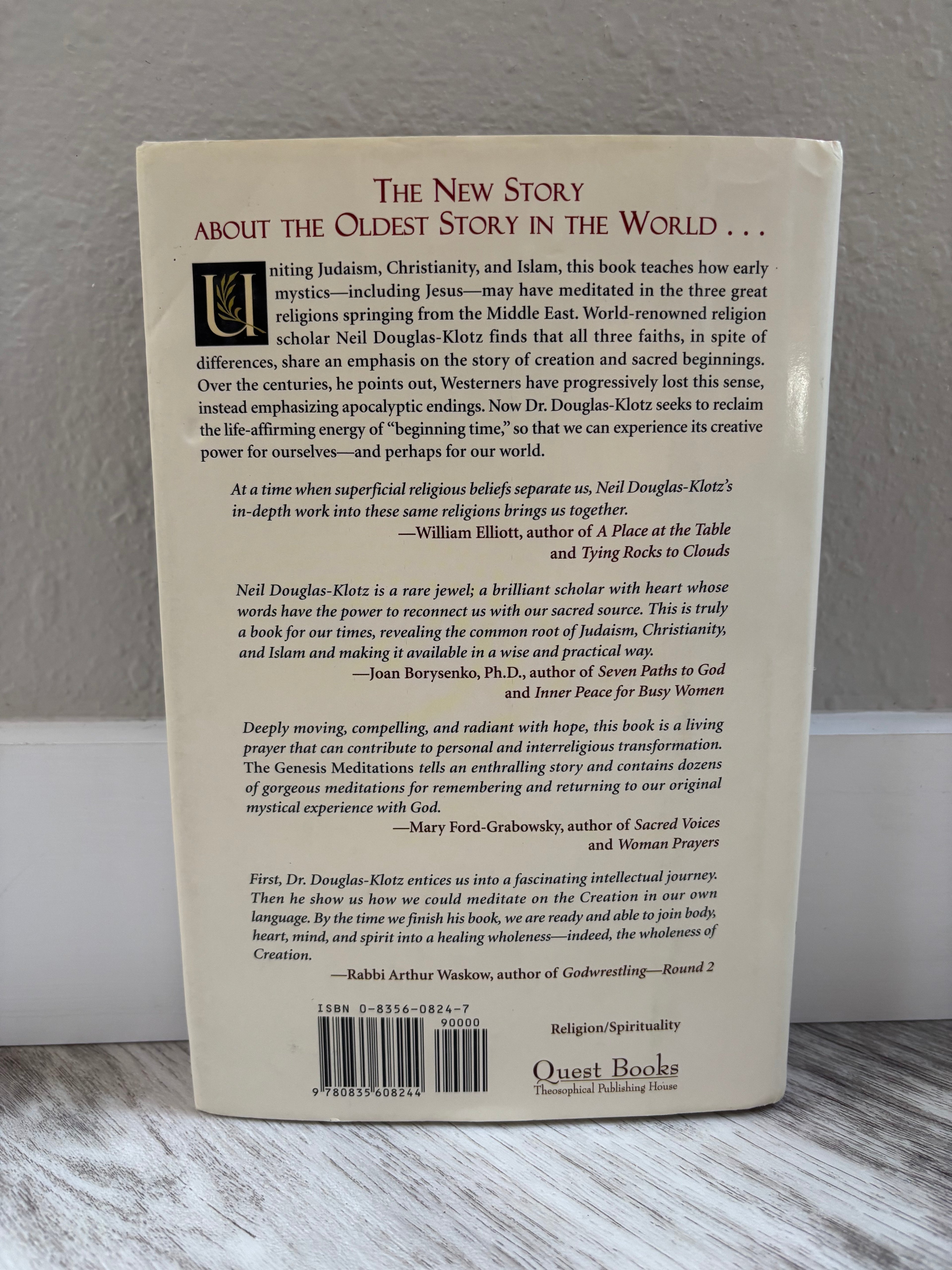 ✍️ The Genesis Meditations by Neil Douglas-Klotz, SIGNED