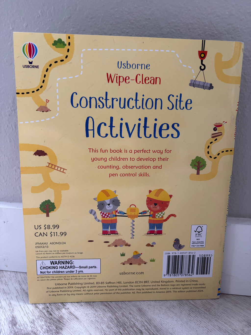 Wipe-Clean Construction Site Activities by Kirsteen Robson