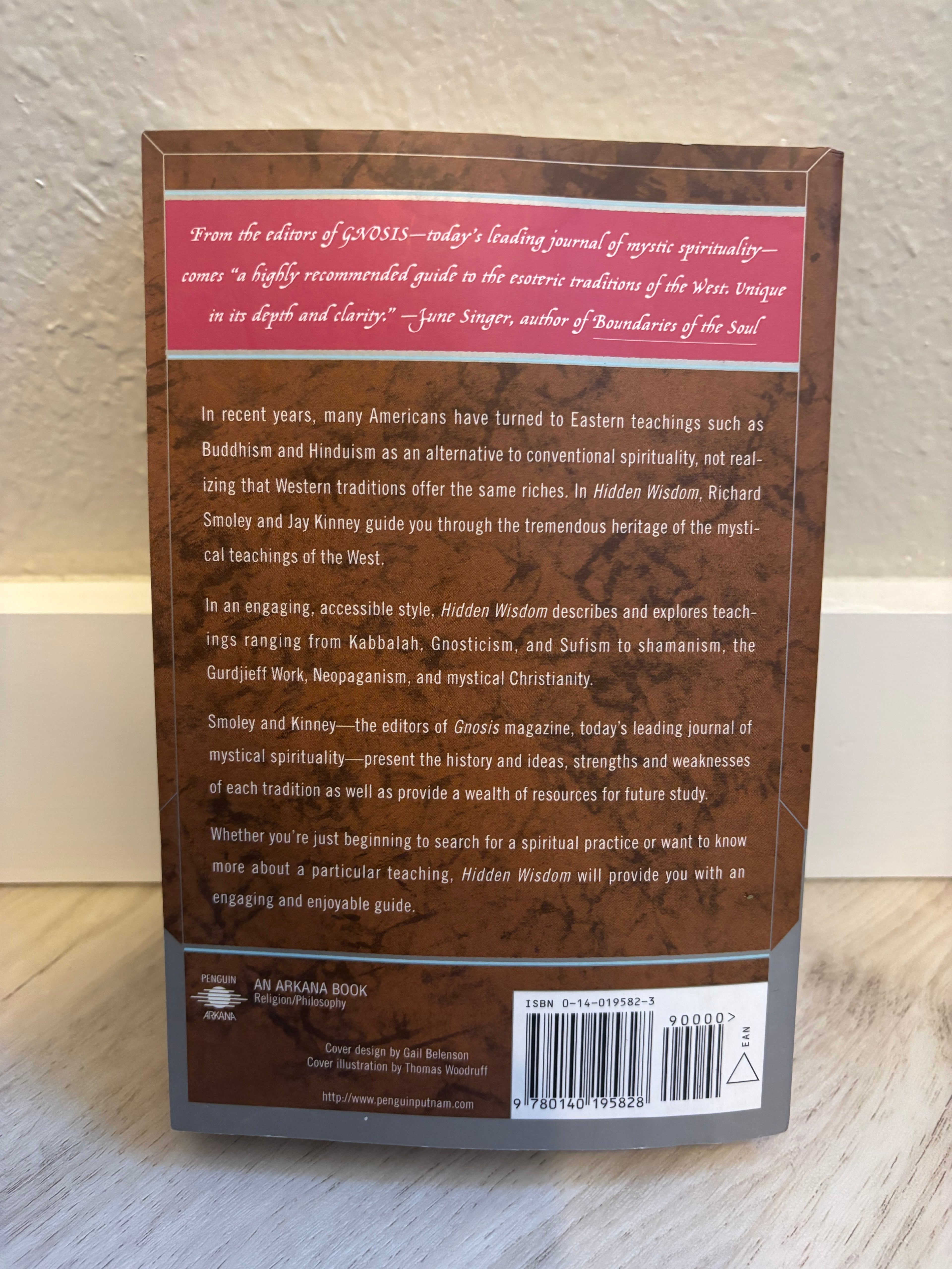 Hidden Wisdom by Richard Smoley & Jay Kinney