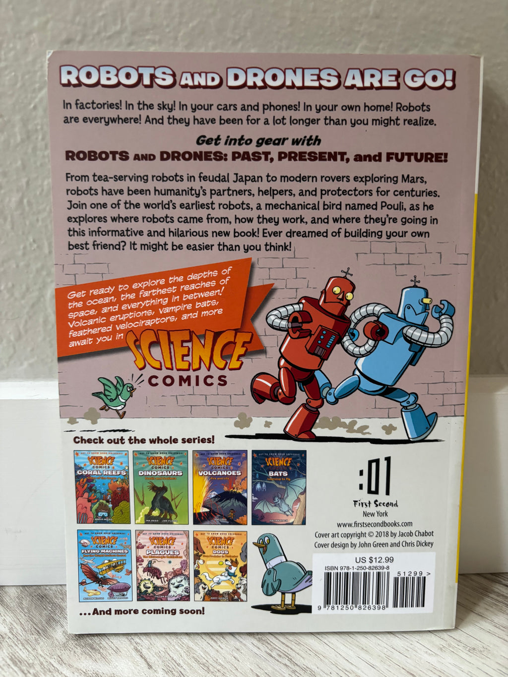 Science Comics: Robots and Drones by Mairghread Scott & Jacob Chabot