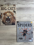 Nature Watch Big Cats & Spiders 2-Book Bundle by Rhonda Klevansky & Barbara Taylor