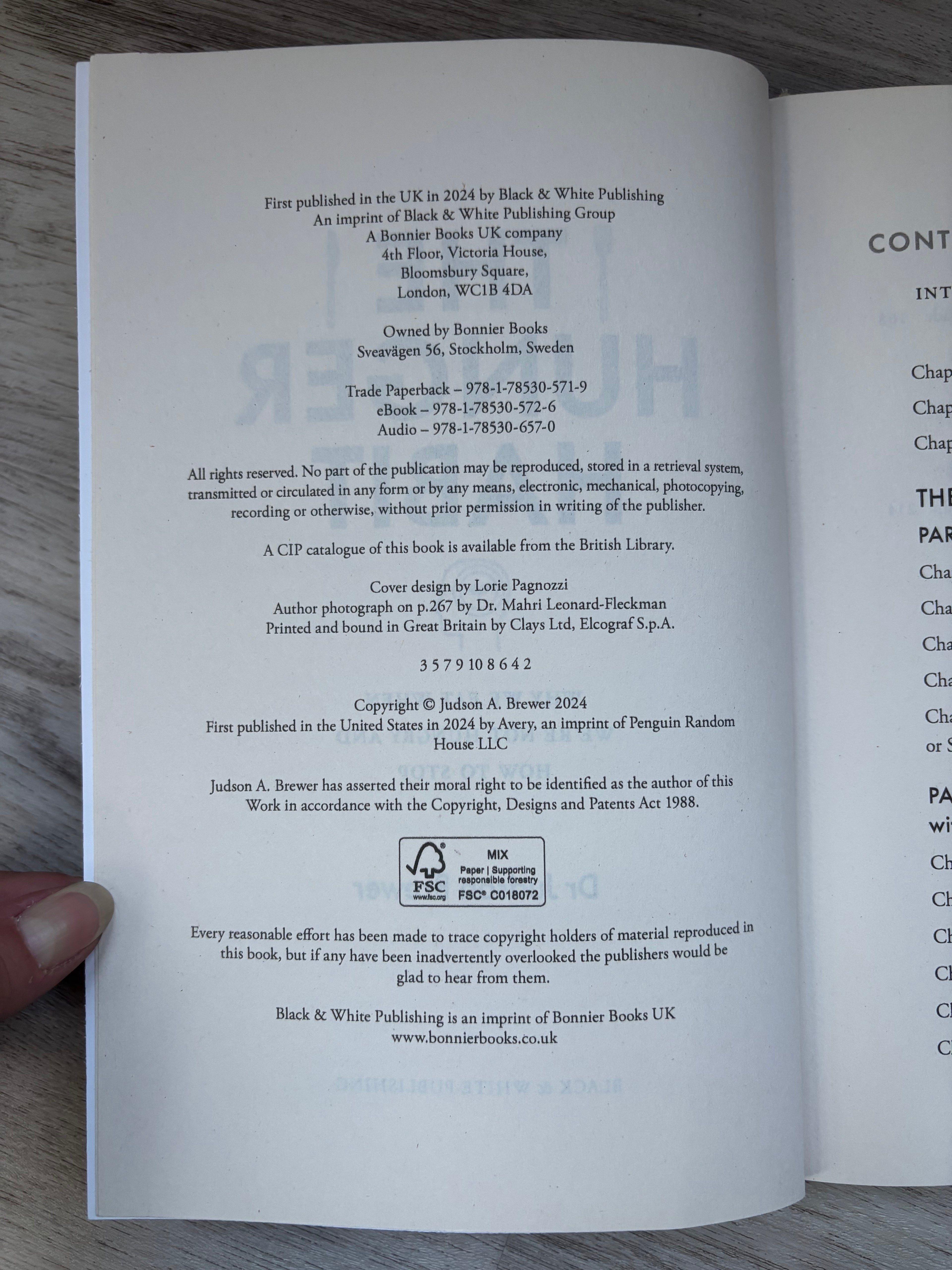 The HUNGER HABIT by Dr Judson Brewer